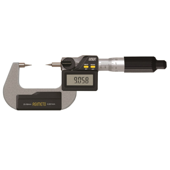 Micrômetro Digital Externo de Ponto – Séries 126