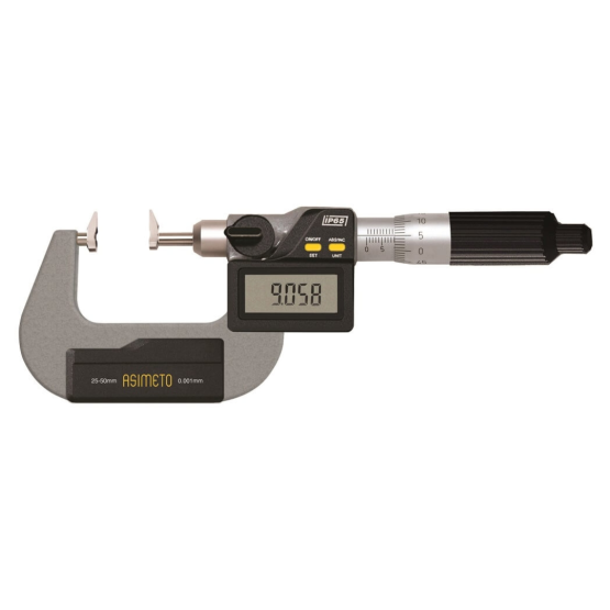 Micrômetros digitais externos tipo mandíbula - Séries 126